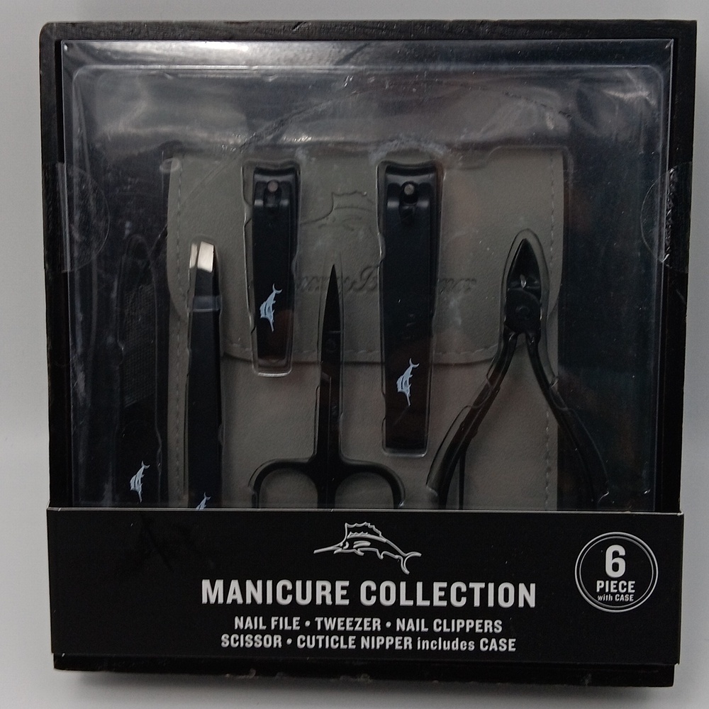 TOMMY BAHAMA MANICURE COLELCTION - BLACK/GRAY